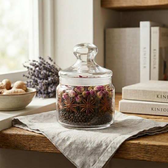 Glass Airtight Jar 0.5 L